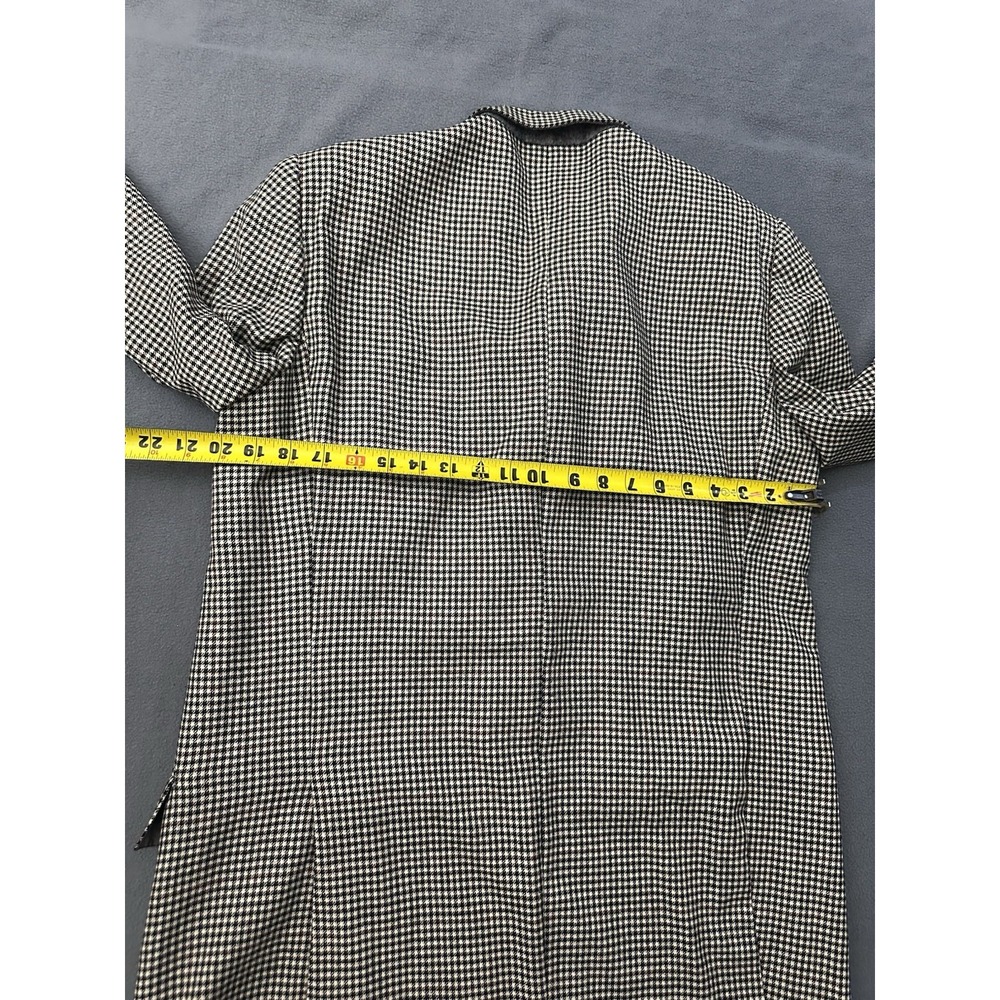Brioni Men's Black/White Houndstooth Sport Coat Blazer Made In Italy Large - Picture 8 of 11